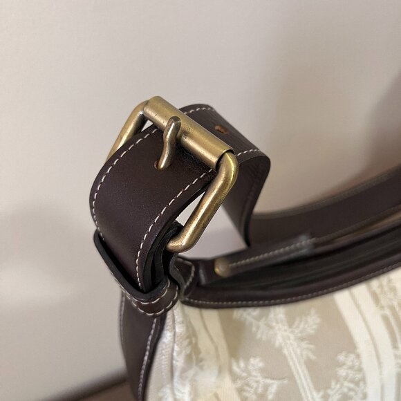 LONGCHAMP Shoulder bag   Leather/Canvas - Picture 9 of 10